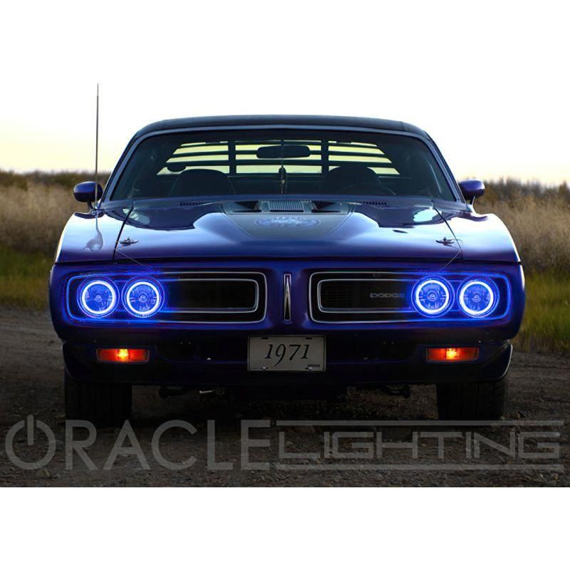 Oracle Pre-Installed Lights 5.75 IN. Sealed Beam - ColorSHIFT Halo - SMINKpower Performance Parts ORL6904-333 ORACLE Lighting