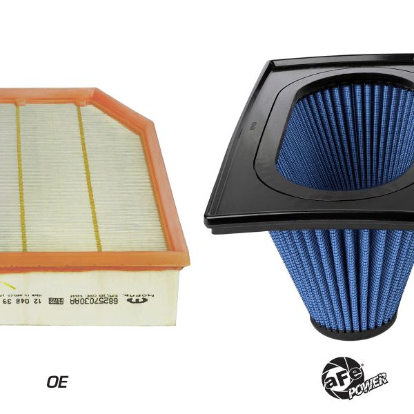 aFe Magnum FLOW PRO 5R Inverted Air Filter 18-19 Jeep Wrangler (JL) I4-2.0L(t) / V6-3.6-tuningsupply.com