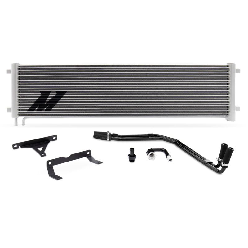 Mishimoto 17-19 Ford 6.7L Powerstroke Transmission Cooler Kit Silver-Transmission Coolers-Mishimoto-MISMMTC-F2D-17SL-SMINKpower Performance Parts