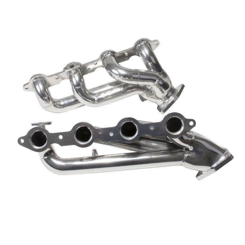 BBK 99-04 GM Truck SUV 4.8 5.3 Shorty Tuned Length Exhaust Headers - 1-3/4 Silver Ceramic-tuningsupply.com