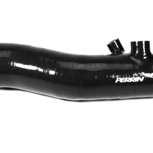 Perrin 2022+ Subaru WRX Black 3in Turbo Inlet Hose w/ Nozzle-tuningsupply.com