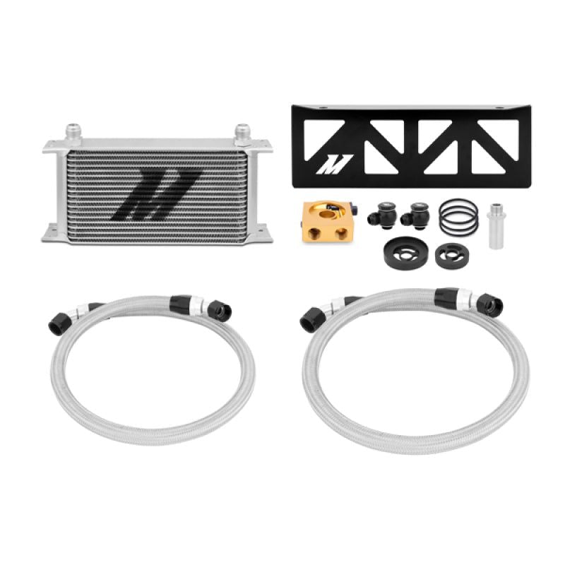 Mishimoto 13+ Subaru BRZ/Scion FR-S Thermostatic Oil Cooler Kit - Silver-tuningsupply.com