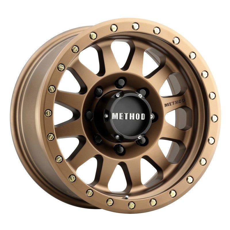 Method MR304 Double Standard 17x8.5 0mm Offset 8x170 130.81mm CB Method Bronze Wheel-tuningsupply.com