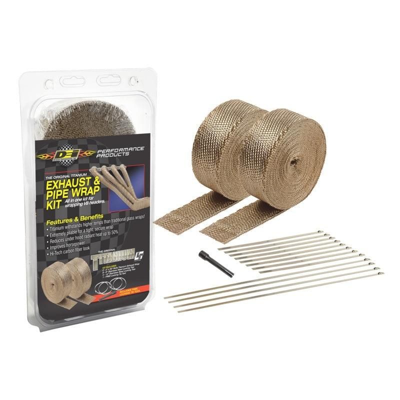 DEI Exhaust Wrap Kit - Titanium-tuningsupply.com