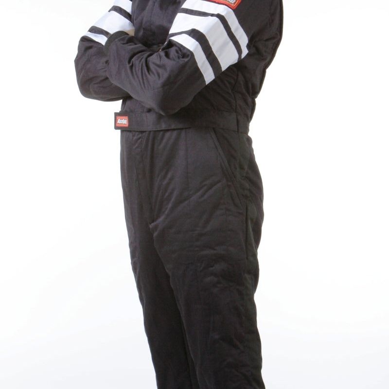 RaceQuip Black SFI-5 Suit - Medium-tuningsupply.com