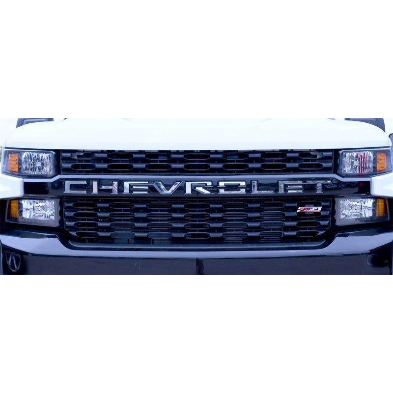 Putco 19-20 Chevy Silverado LD - Grille Letters - Stainless Steel Chevrolet Letters-tuningsupply.com