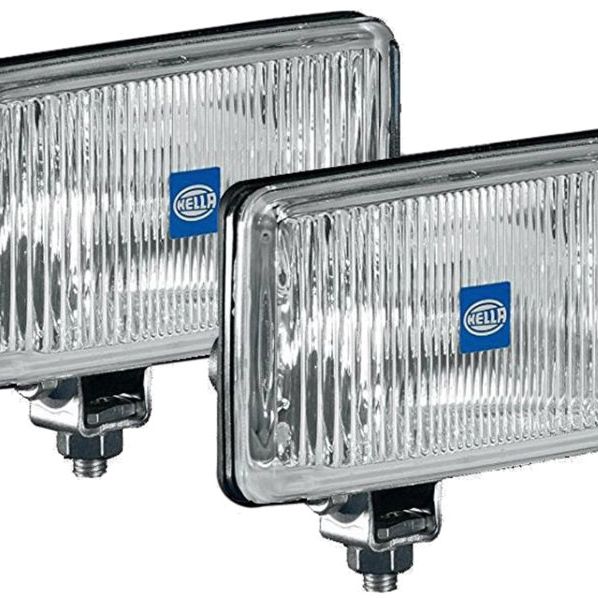 Hella 450 H3 12V SAE/ECE Fog Lamp Kit Clear - Rectangle (Includes 2 Lamps)-tuningsupply.com