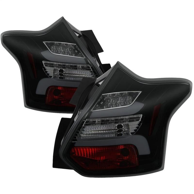 Spyder 12-14 Ford Focus 5DR LED Tail Lights - Black Smoke (ALT-YD-FF12-LED-BSM) - SMINKpower Performance Parts SPY5085146 SPYDER