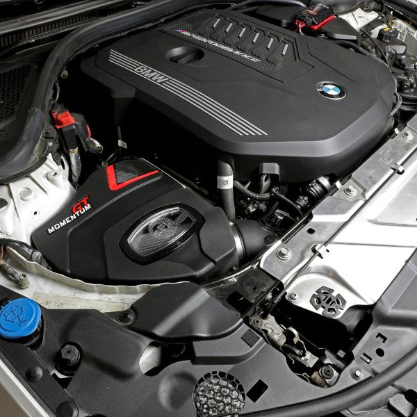 aFe Momentum GT Cold Air Intake System w/Pro Dry S Filter 20-21 BMW M340i (G20) 3.0 L6 (t) N58-tuningsupply.com