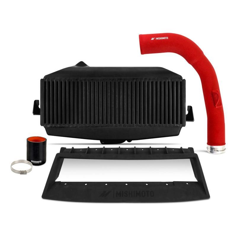 Mishimoto 22+ WRX TMIC Kit Black Core Red Pipes-tuningsupply.com