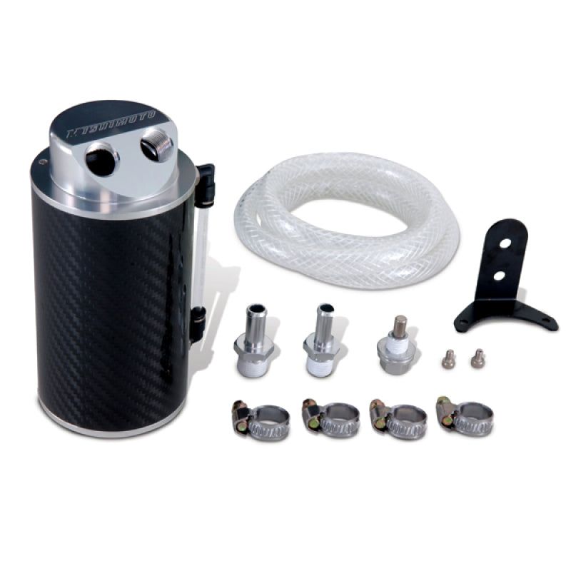 Mishimoto Carbon Fiber Oil Catch Can 10mm Fittings-tuningsupply.com