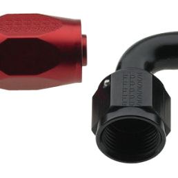 Fragola -4AN x 90 Degree Pro-Flow Hose End - Black-tuningsupply.com