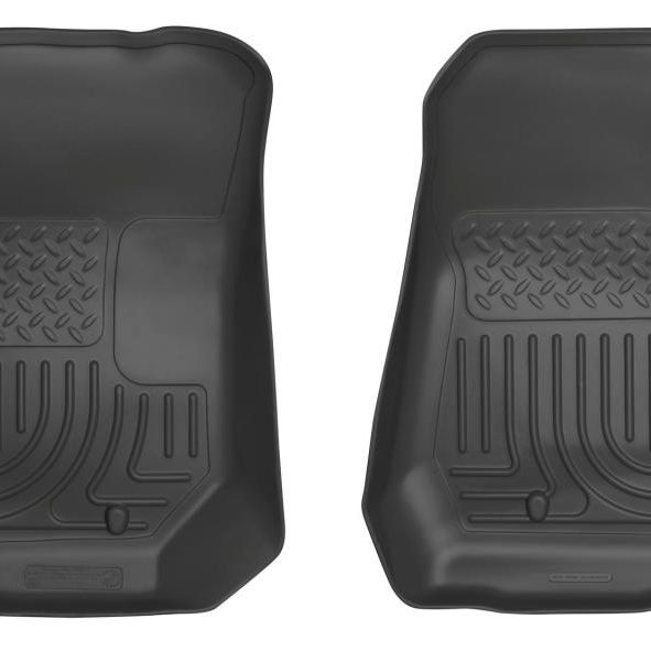 Husky Liners 07-12 Jeep Wrangler WeatherBeater Black Floor Liners-tuningsupply.com