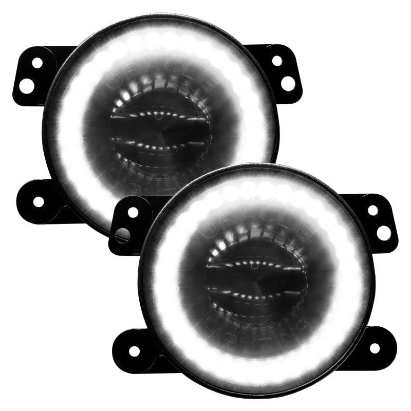 Oracle Jeep Wrangler JK/JL/JT High Performance W LED Fog Lights - w/o Controller SEE WARRANTY-tuningsupply.com