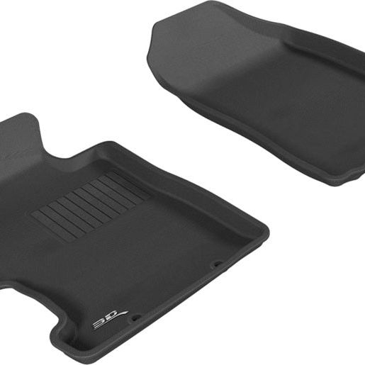 3D MAXpider 2006-2011 Honda Civic Kagu 1st Row Floormat - Black-tuningsupply.com