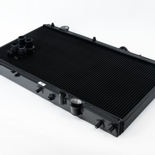 CSF 92-00 Honda Civic w/K-Swap V3 Radiator - Black Finish-tuningsupply.com