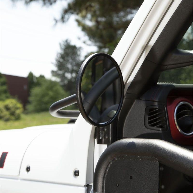 Rugged Ridge 18-20 Jeep Wrangler JL/JT Round Trail Mirror Kit-Exterior Trim-Rugged Ridge-RUG11025.25-SMINKpower Performance Parts