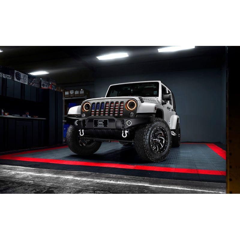 ORACLE Lighting 0718 Jeep Wrangler JK Oculus 7in Switchback BiLED Projector Headlights SEE WARRANTY-tuningsupply.com