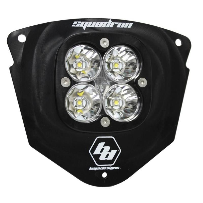 Baja Designs 05-07 KTM Headlight Kit DC Black Squadron Sport-tuningsupply.com