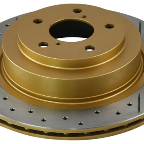 DBA 06-07 WRX / 05-08 LGT Rear Drilled & Slotted Street Series Rotor-tuningsupply.com