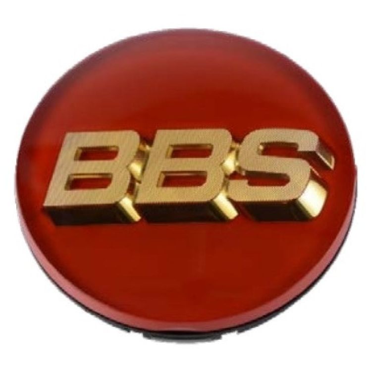 BBS Center Cap 56mm Red/Gold (56.24.012)-tuningsupply.com