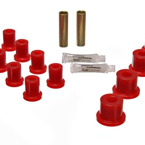 Energy Suspension Jeep Spring Bushing Set - Red-tuningsupply.com