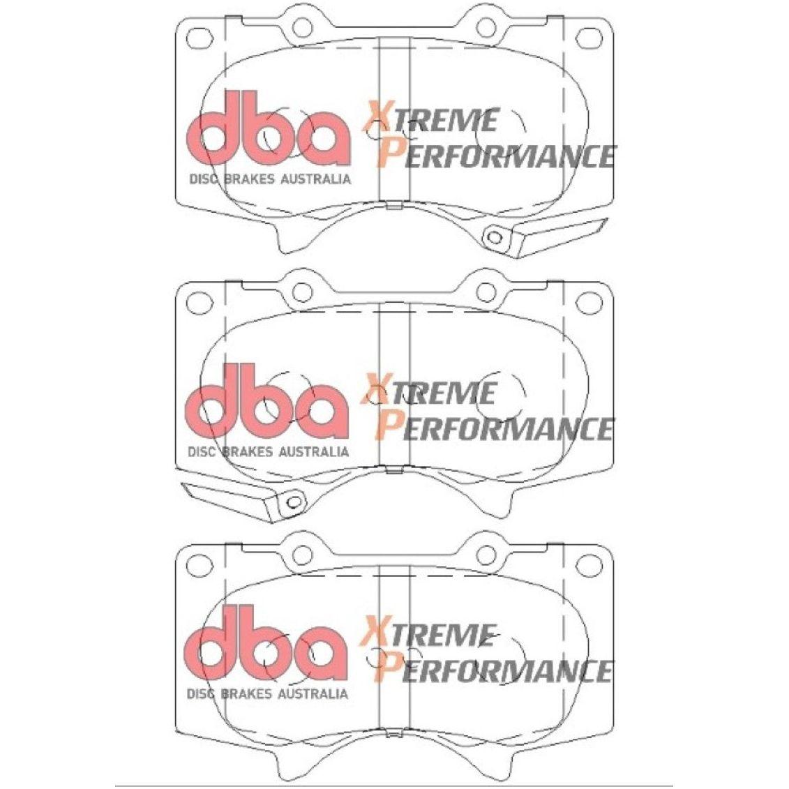 DBA 2015 Toyota Tacoma XP650 Front Brake Pads-tuningsupply.com