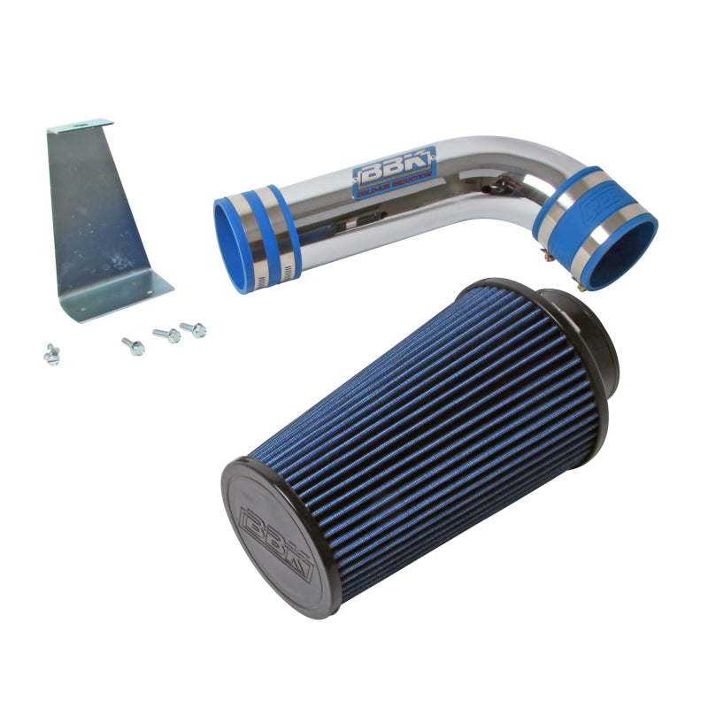 BBK 86-93 Mustang 5.0 Cold Air Intake Kit - Standard Style - Chrome Finish-tuningsupply.com