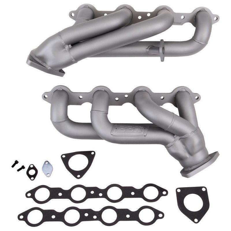 BBK 99-04 GM Truck SUV 6.0 Shorty Tuned Length Exhaust Headers - 1-3/4 Titanium Ceramic-tuningsupply.com