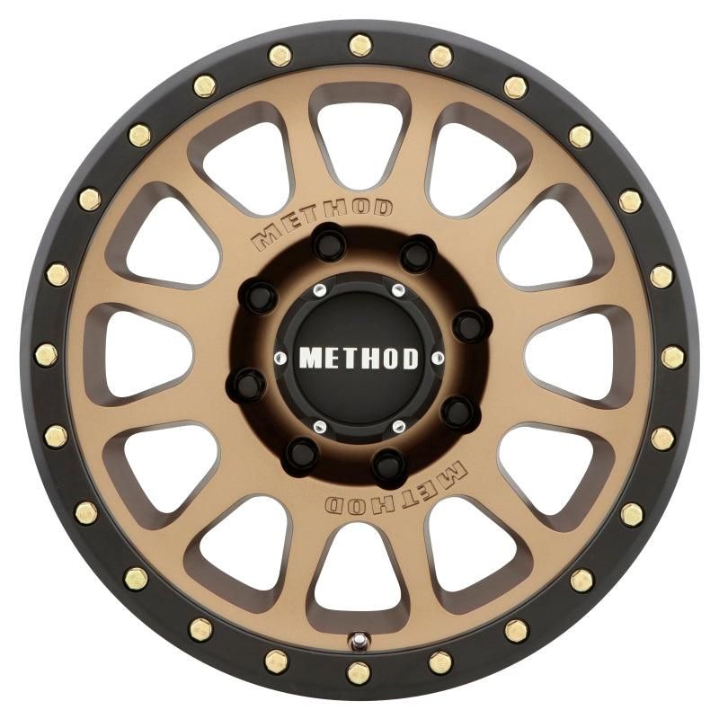 Method MR305 NV HD 18x9 +18mm Offset 8x180 130.81mm CB Method Bronze/Black Street Loc Wheel-tuningsupply.com