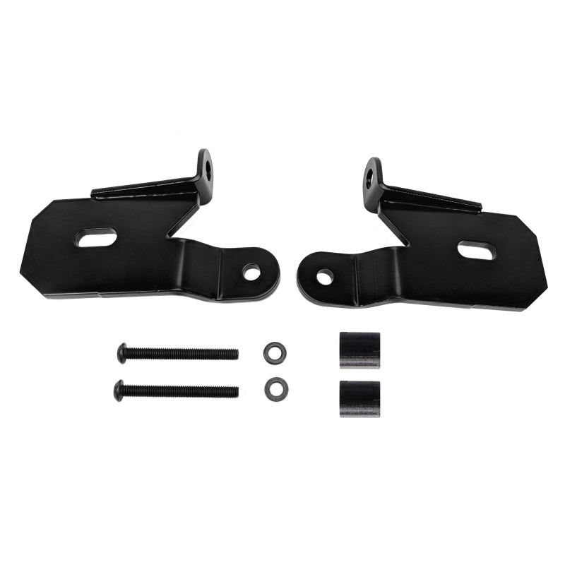 KC HiLiTES 18-19 Jeep Wrangler JL A-Pillar Light Mount Bracket Set (Pair) - Black-tuningsupply.com