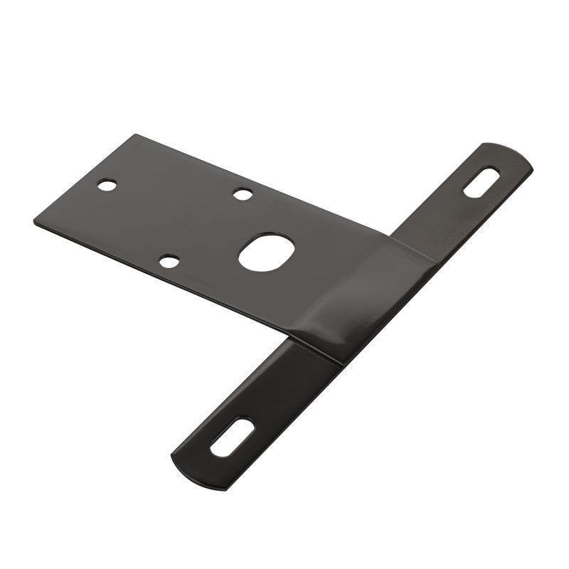 Omix License Plate Bracket Black- 76-86 CJ Models-tuningsupply.com