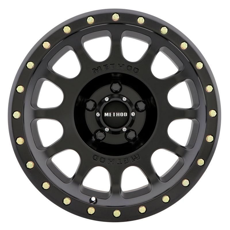 Method MR305 NV 17x8.5 0mm Offset 5x4.5 83mm CB Matte Black Wheel-tuningsupply.com