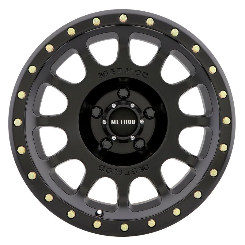 Method MR305 NV 17x8.5 0mm Offset 5x5.5 108mm CB Matte Black Wheel-tuningsupply.com