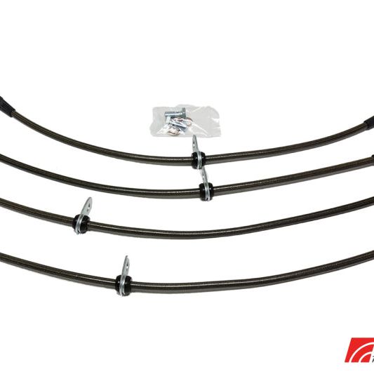 AMS Performance 08-15 Mitsubishi EVO X Stainless Steel Brake Lines (4 Lines)-tuningsupply.com