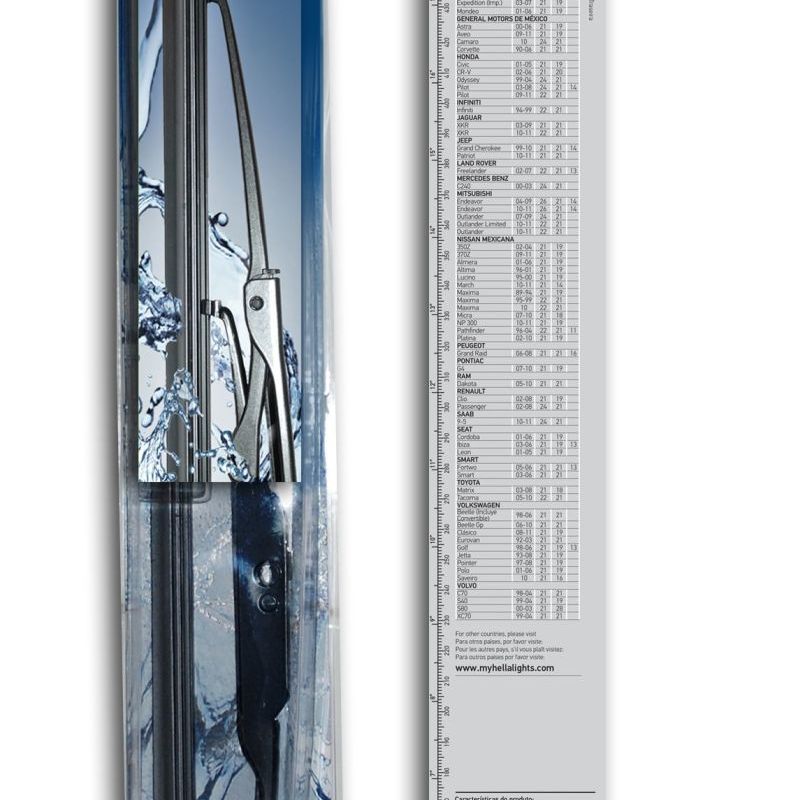 Hella Standard Wiper Blade 21in - Single-tuningsupply.com