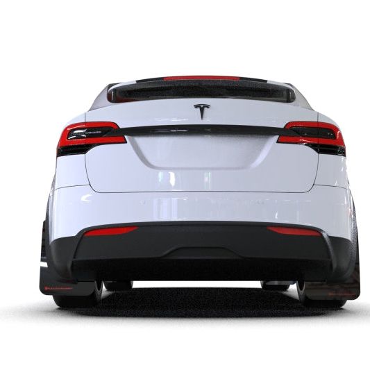 Rally Armor 2022 Tesla Model X Black UR Mud Flap w/ Red Logo - SMINKpower Performance Parts RALMF102-UR-BLK/RD Rally Armor