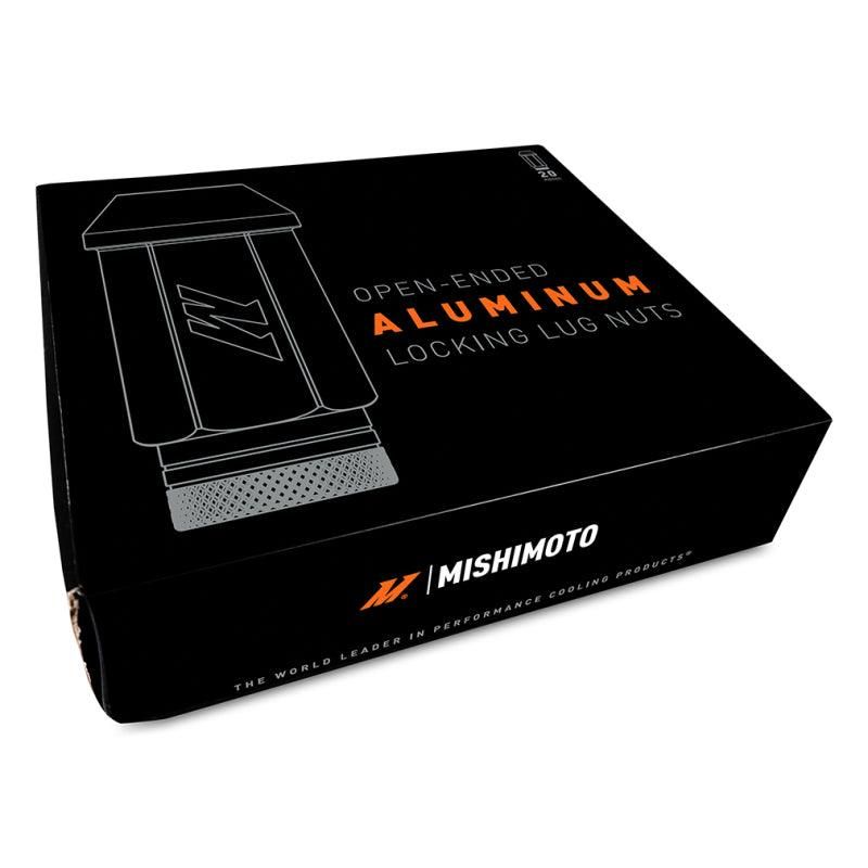 Mishimoto Aluminum Locking Lug Nuts M12x1.25 20pc Set Black - SMINKpower Performance Parts MISMMLG-125-20LBK Mishimoto