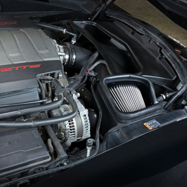 aFe POWER Magnum FORCE Stage-2 Pro DRY S Cold Air Intake Sys 14-19 Chevrolet Corvette (C7) V8-6.2L-tuningsupply.com