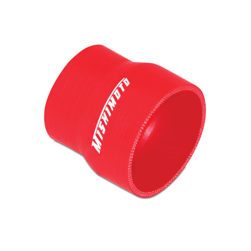 Mishimoto 2.5 to 3.0 Inch Red Transition Coupler-tuningsupply.com