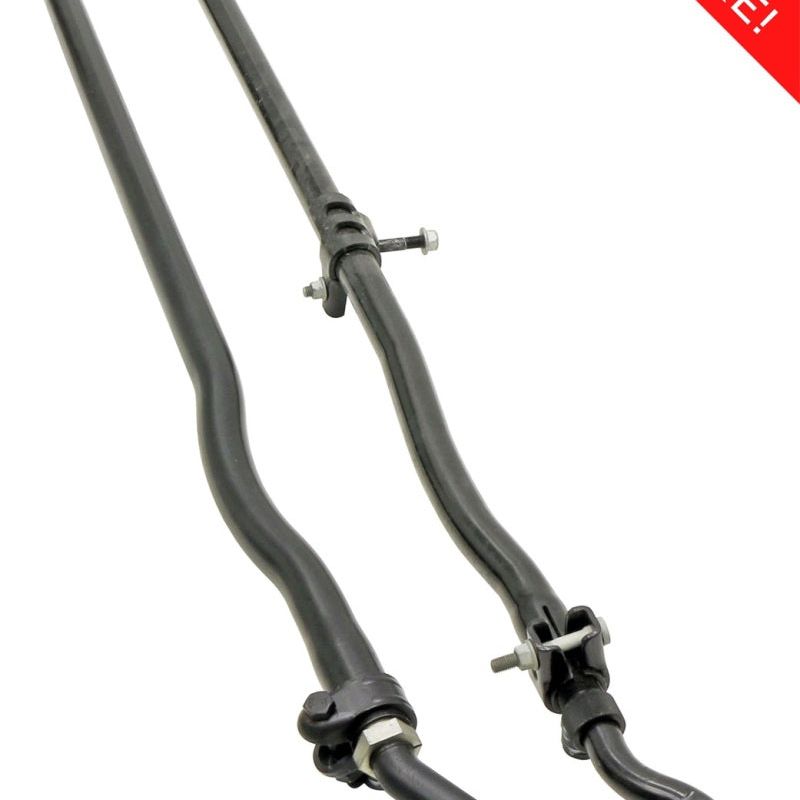 RockJock JK Currectlync Tie Rod 1.65in Dia. Tube - SMINKpower Performance Parts ROKJK-9704TR RockJock