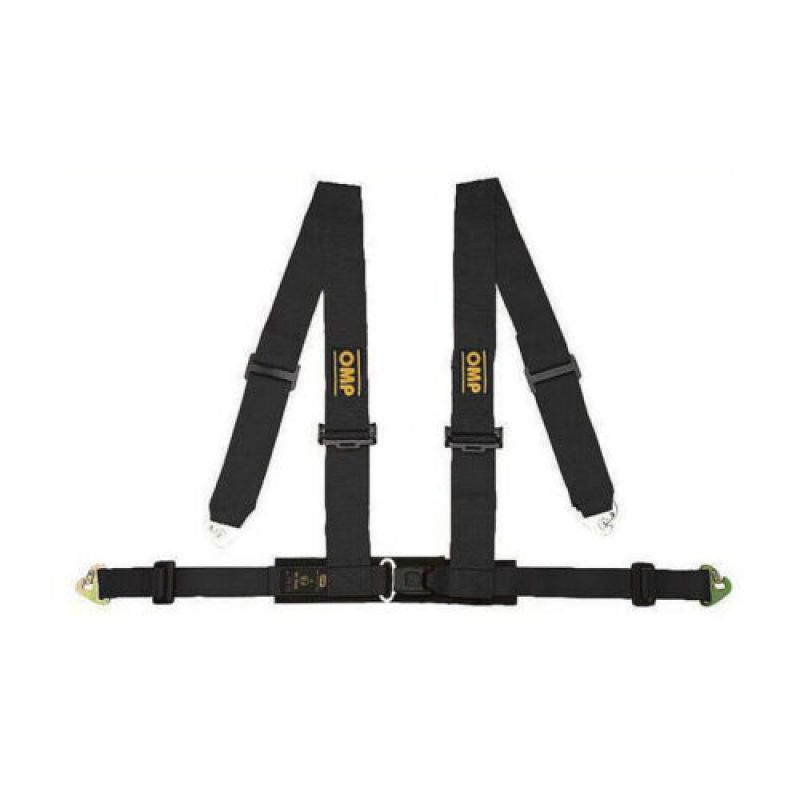 OMP 4 Point Harness - Black-tuningsupply.com