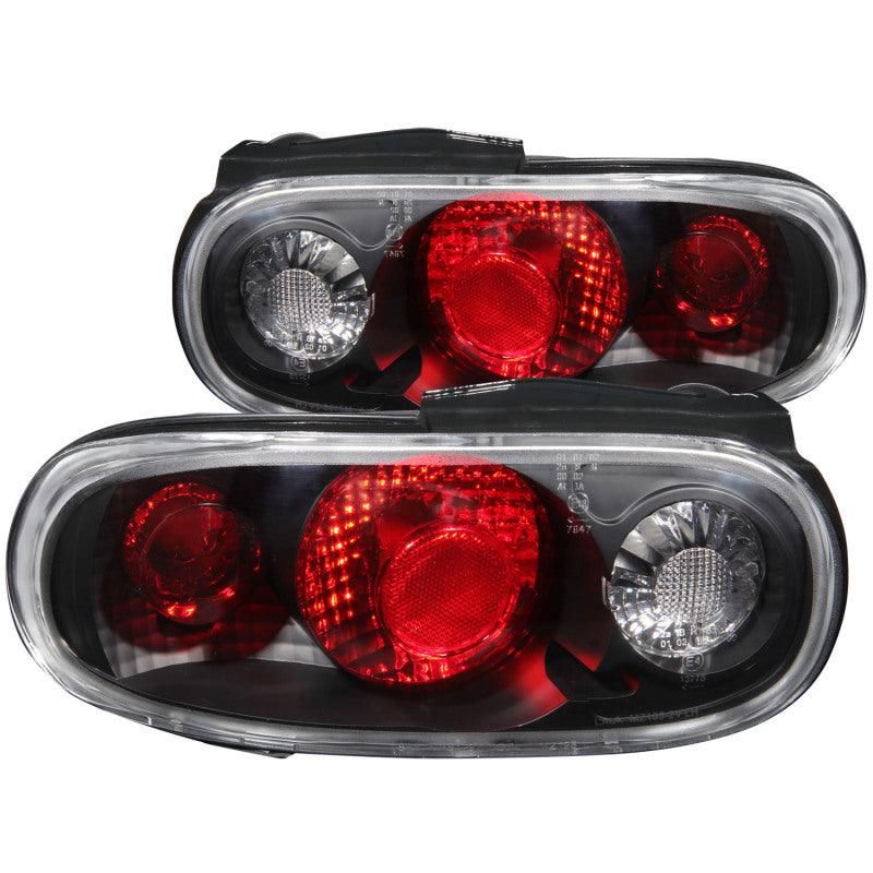 ANZO 1990-1997 Mazda Miata Taillights Black-tuningsupply.com