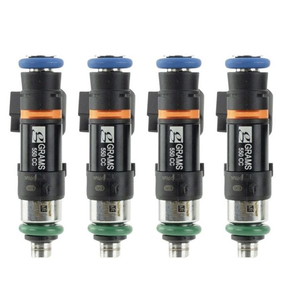 Grams Performance Honda/Acura B/D/F/H Series (Excl D17) 550cc Fuel Injectors (Set of 4)-tuningsupply.com