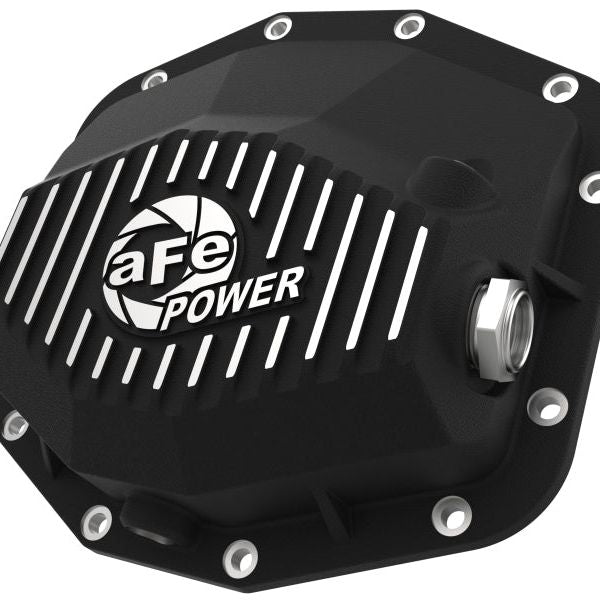 aFe POWER 21-22 Ram 1500 TRX Hemi V8 6.2L (sc) PRO Series Rear Differential Cover Black w/ Machined-tuningsupply.com