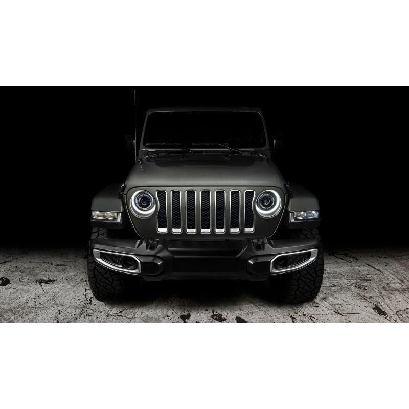 Oracle Jeep Wrangler JL Oculus Bi-LED Projector Headlights- Graphite Metallic - 5500K SEE WARRANTY-tuningsupply.com