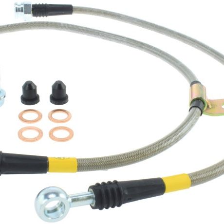 StopTech 10 Hyundai Genesis Front Stainless Steel Brake Lines-Brake Line Kits-Stoptech-STO950.51001-SMINKpower Performance Parts