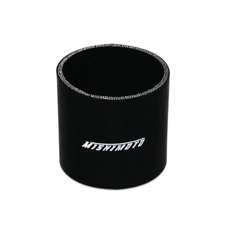 Mishimoto 3.0 Inch Black Straight Coupler-tuningsupply.com