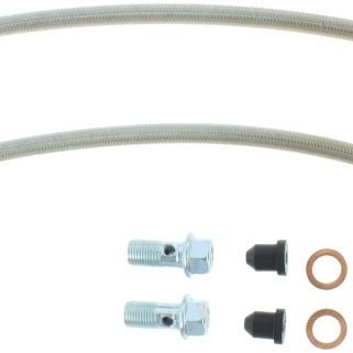 StopTech 07-08 Infiniti G35 Rear Stainless Steel Brake Lines-Brake Line Kits-Stoptech-STO950.42502-SMINKpower Performance Parts