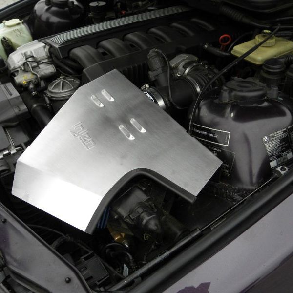 Injen 92-99 BMW E36 323i/325i/328i/M3 3.0L Polished Air Intake w/ Heat-Shield and Louvered Top Cover-tuningsupply.com